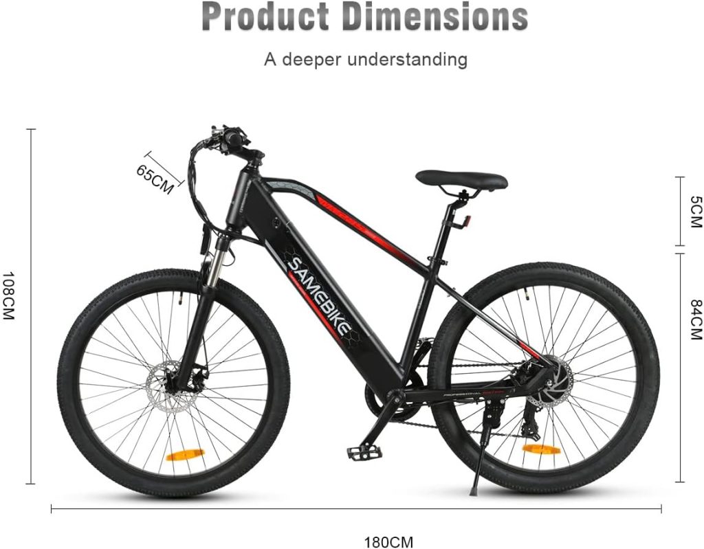 SAMEBIKE 27.5 inch Electric Bike Review