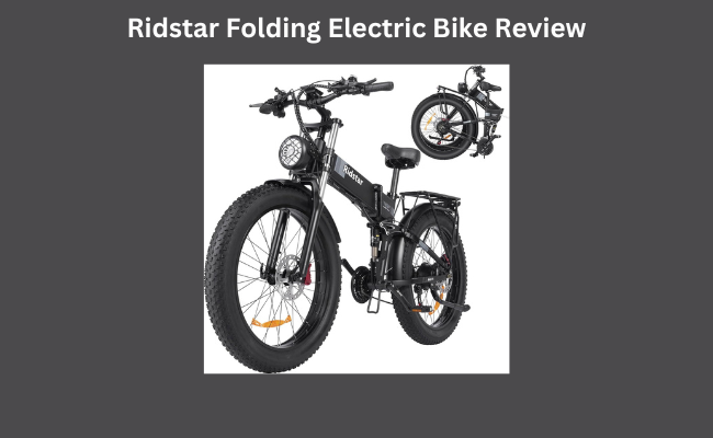 Ridstar Folding Electric Bike Review