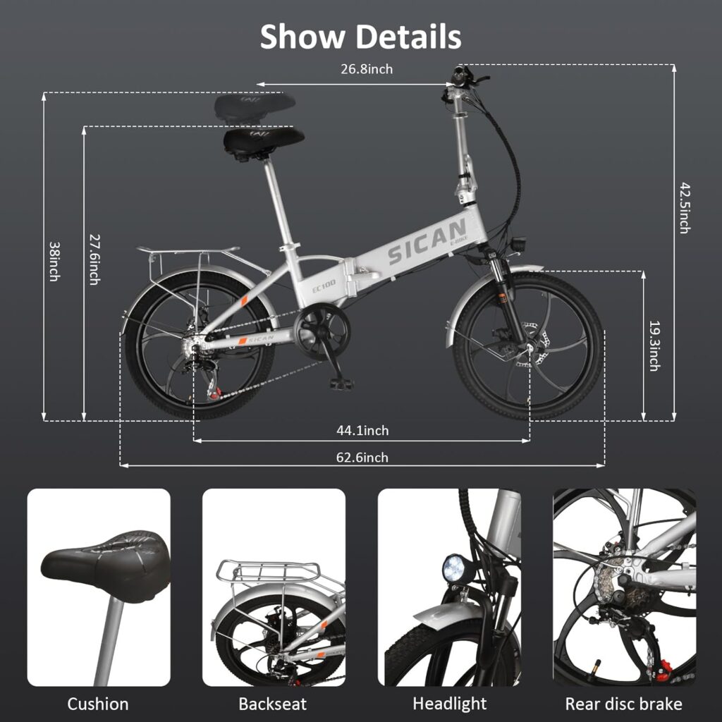 SICAN Folding Electric Bike Review