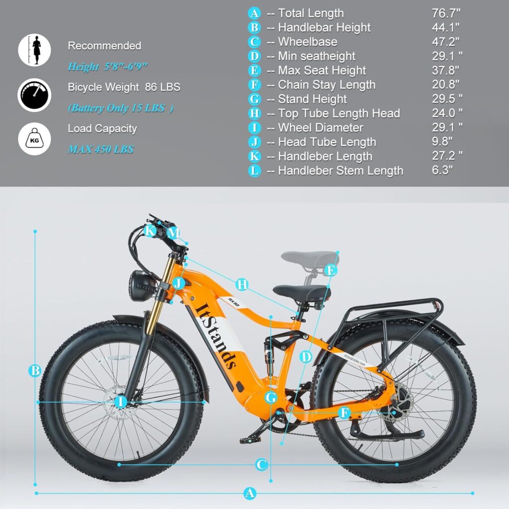 BIGUODIR ITSTANDS Electric Mountain Bike Review